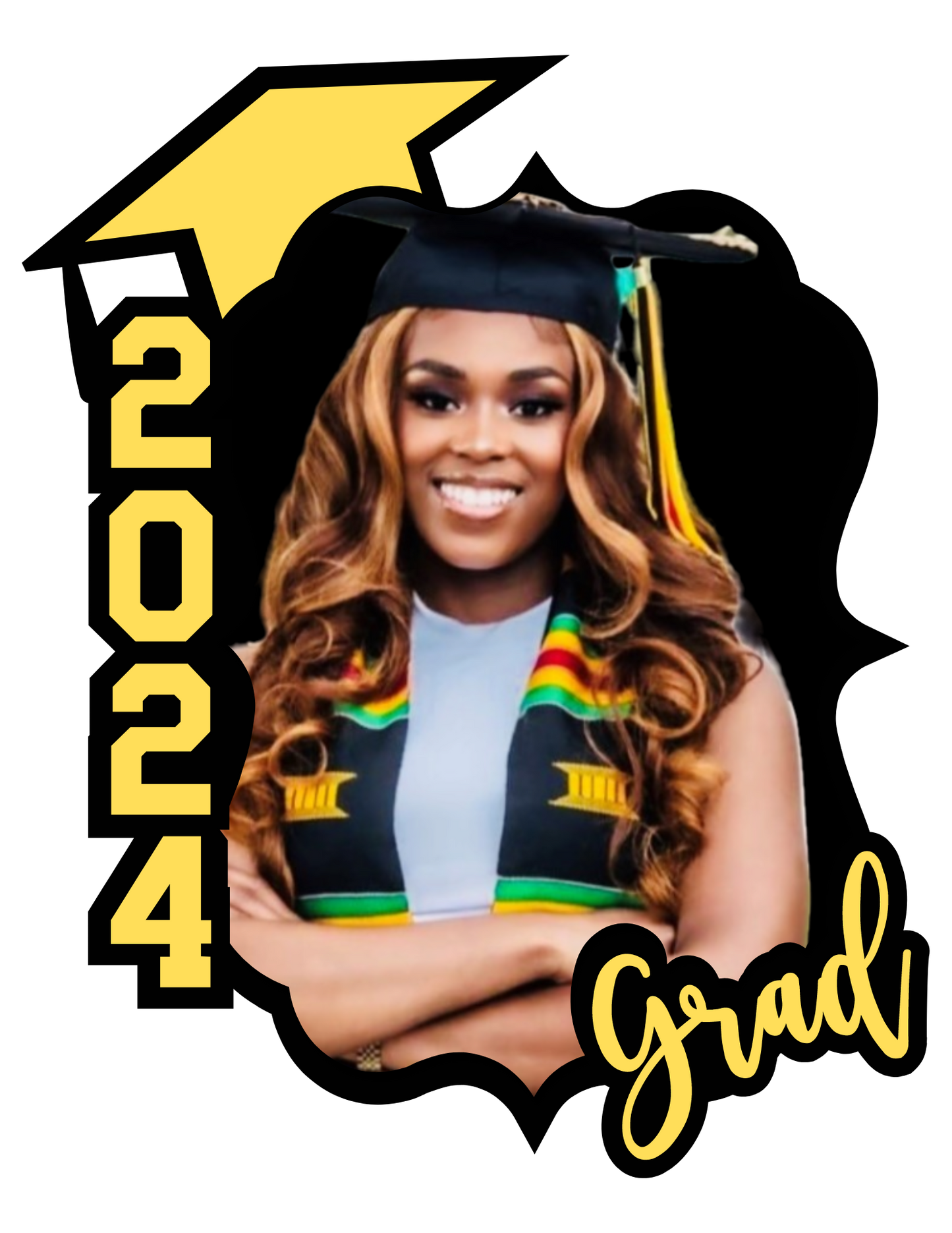 Custom Graduation Fan