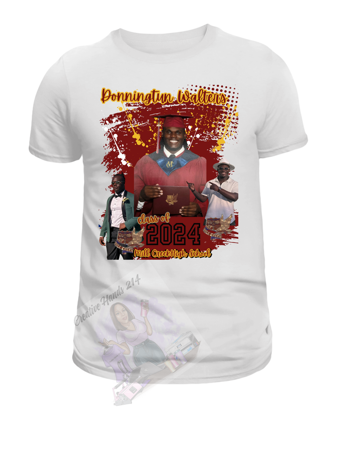 Graduation T-Shirt Just center front